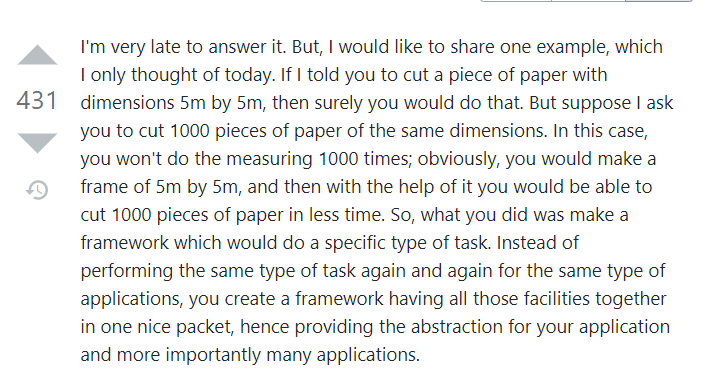Framework explantion from stackoverflow top backend frameworks stack overflow